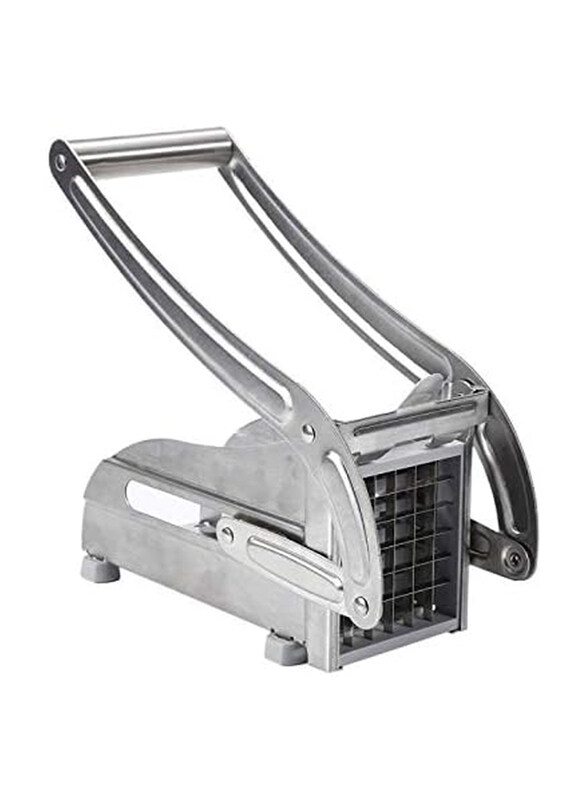 

Generic Effective Stainless Steel Potato Cutter Veg Slicer, Silver