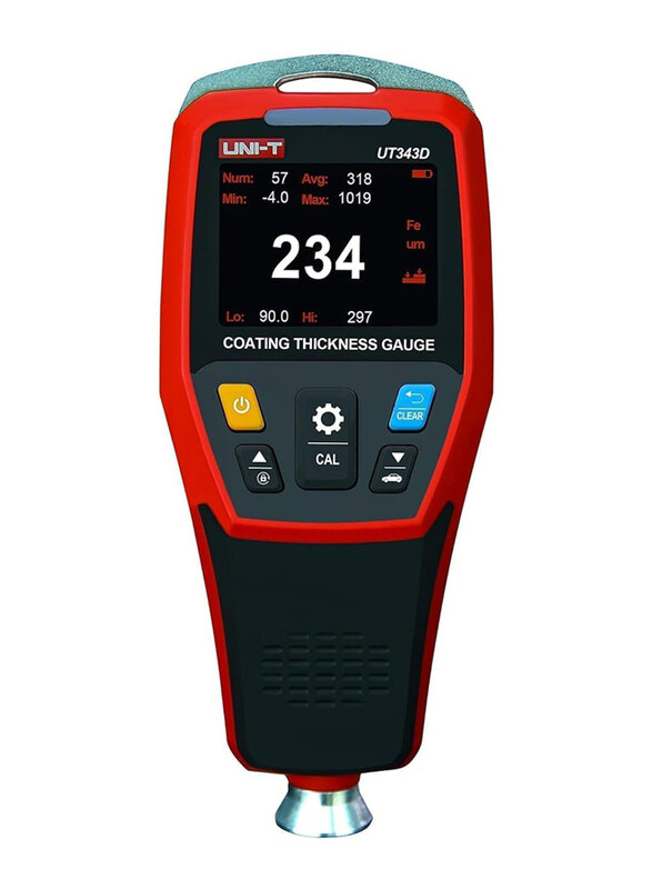 

Generic UNI-T Coating Thickness Gauge, UT343D, Multicolour