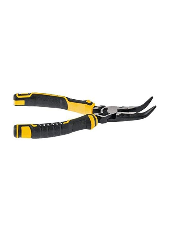 

Generic Reinforced High Leverage Bent Nose Pliers, 7717196, Yellow/Black