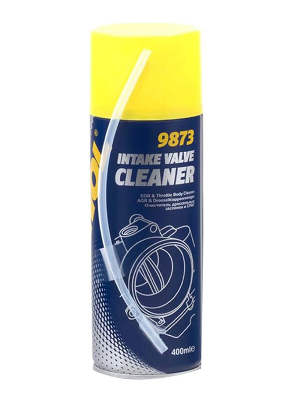 

Mannol 400ml 9873 Germany Intake Throttle Valve Cleaner, Blue/Yellow