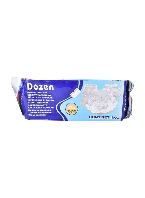 

Dozen Pottery Clay, 1Kg, White