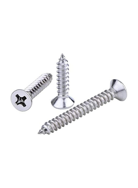 

Generic 450-Piece Self Tapping Screw Kit, Silver