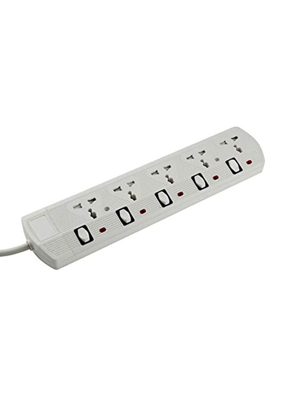 

RR Global 250V Electrical Extension Sockets, White