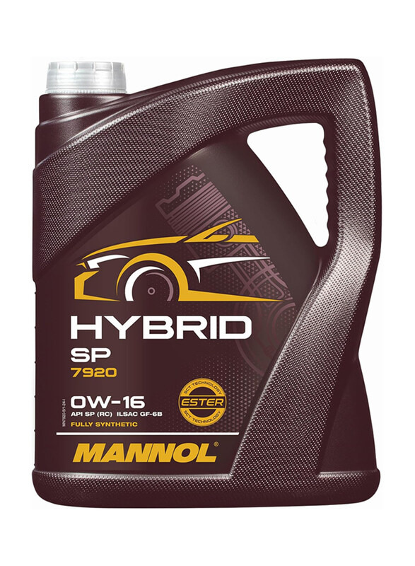 

Mannol 5 Liters SP 7920 0W-16 Full Synthetic Engine Oil for Hybrid Cars, Dark Brown