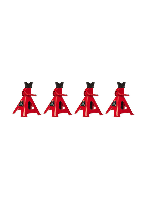 

Mafra Heavy Duty Jack Stand, 3 Tons, 2 Pieces, Red