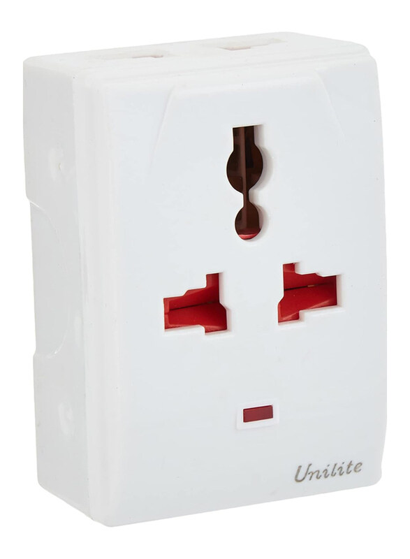 

Generic UK Plug Wall Charger Multi Travel Adaptor Socket, White