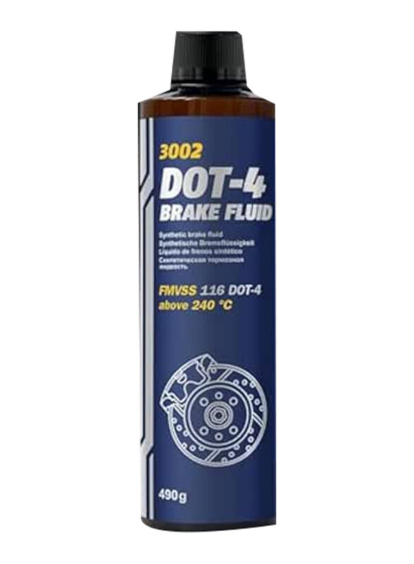 

Mannol 490gm Dot 4 3002 Germany Brake Fluid, Blue