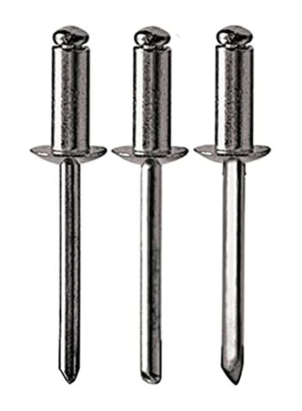 

MTX 50-Piece Aluminium Rivets for Connect Various Materials, 4.0 x 6 mm, Black