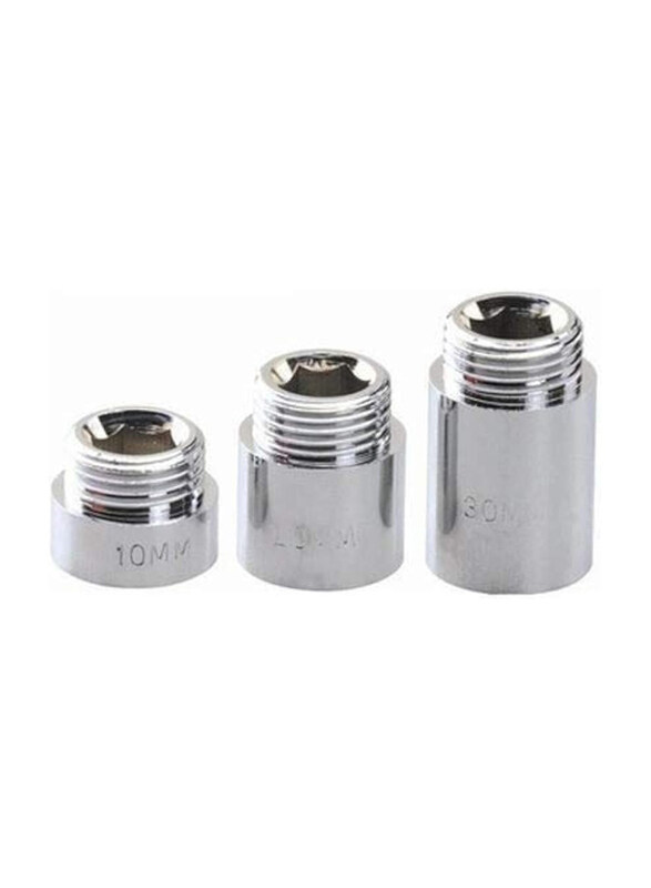 

Generic 1/2inch x 10mm Extension Nipple, Silver