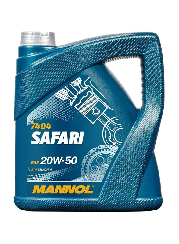 

Mannol 4 Liters 7404 Safari 20W-50 Engine Oil, Blue