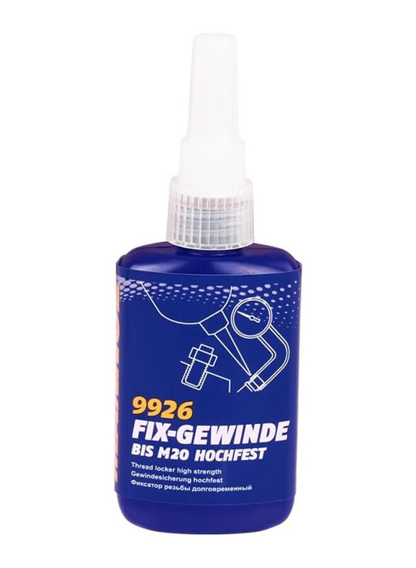 

Mannol 50ml Fix-Gewinde Hochfest Glue, 9926, Blue