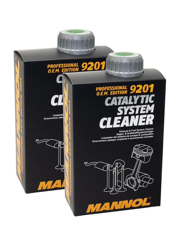 

Mannol 2-Piece Professional O.E.M. Edition 9201 HTE Catalytic System Cleaner Set, Black