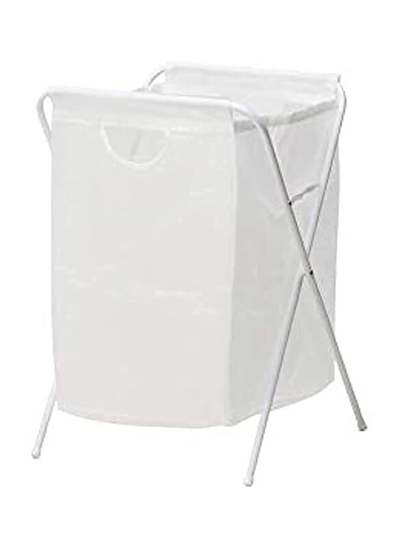 

Ikea Laundry Bag & Clothes with Holder, White