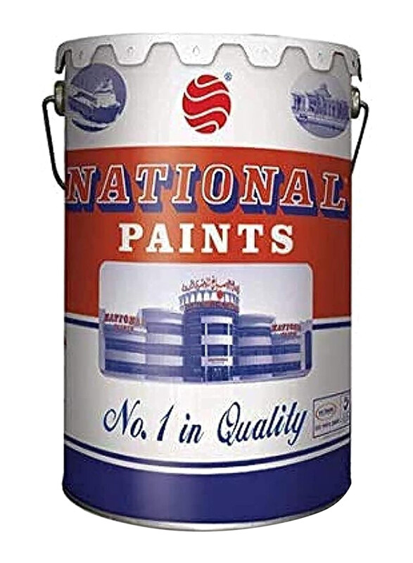 

National Paints Emulsion Water Base Paint, 3.6 Liter, 405 Purity Blue