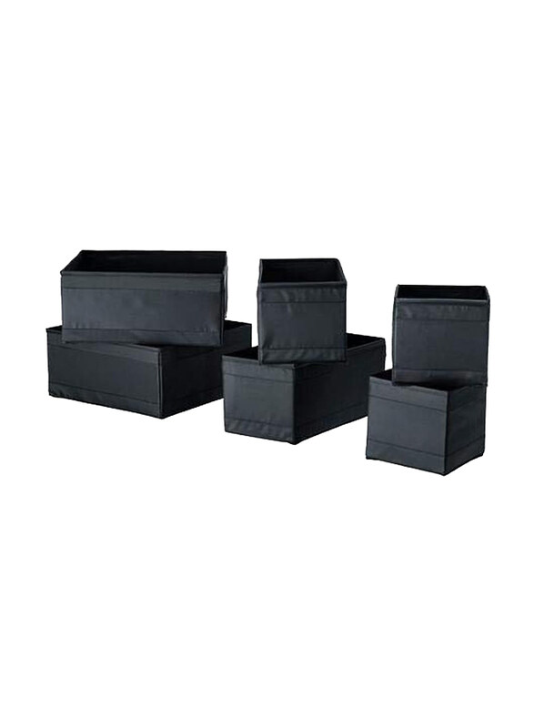 

Skubb Box, 6 Piece, Black