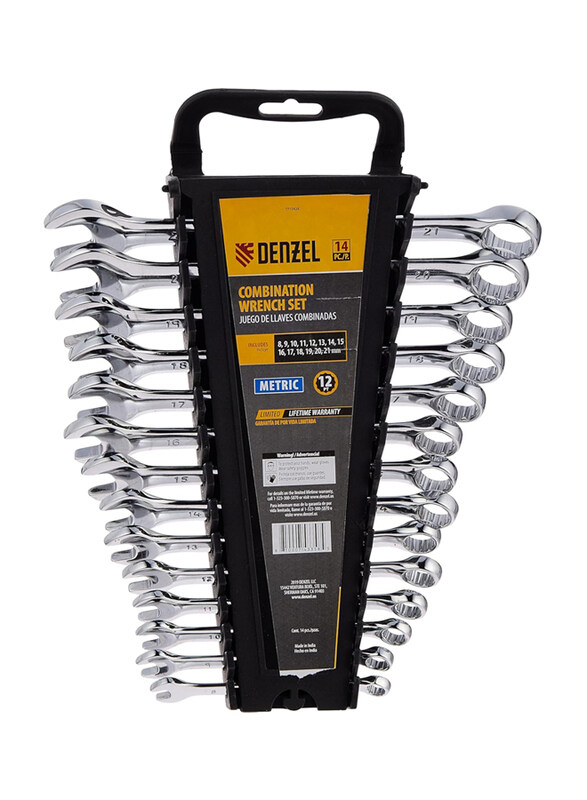 

Denzel 14-Piece Combination Wrench Set, Silver