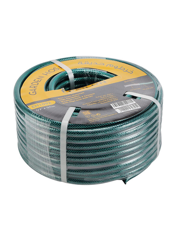 

Epsilon 3-Layer Construction with High Flexibility Garden Hose, Green