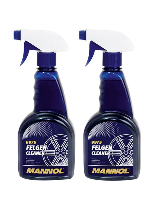 

Mannol 2-Piece 500ml 9975 Germany Car Rims Cleaner Spray, Blue/White