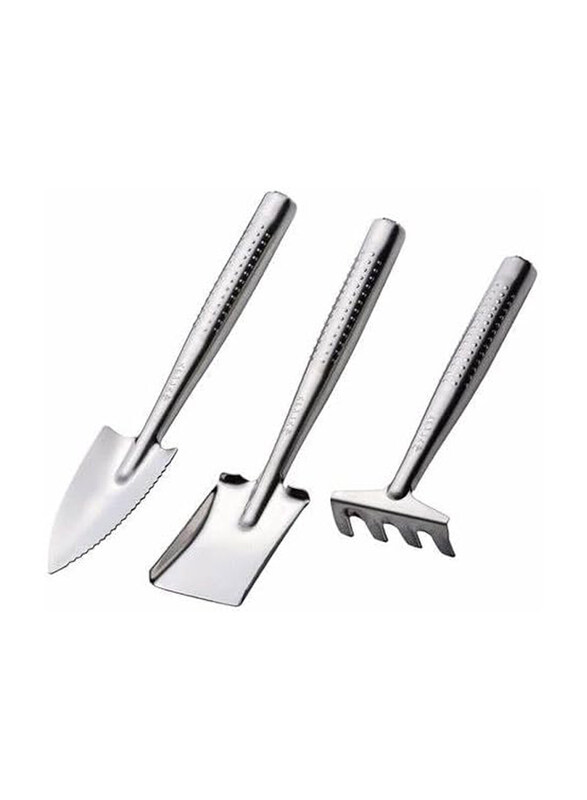 

HTE 3-Piece Outdoor Gardening Tool Set, White