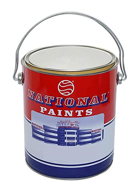 

National Paints Water Based Paint, 3.6 Liters, 800 White