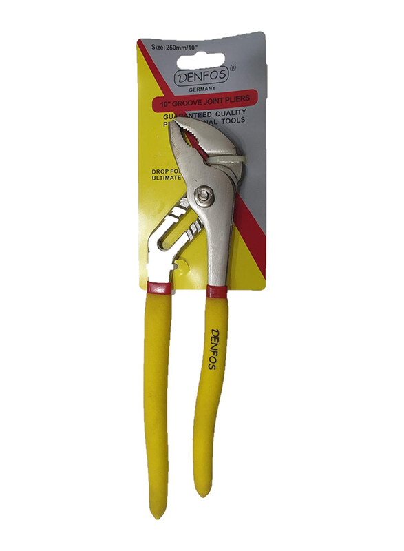 

Denfos 10-Inch Tools Water Pump Plier, Yellow/Silver