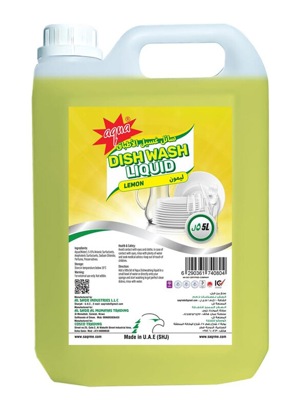 

Aqua Lemon Dish Wash Liquid, 5 Litre