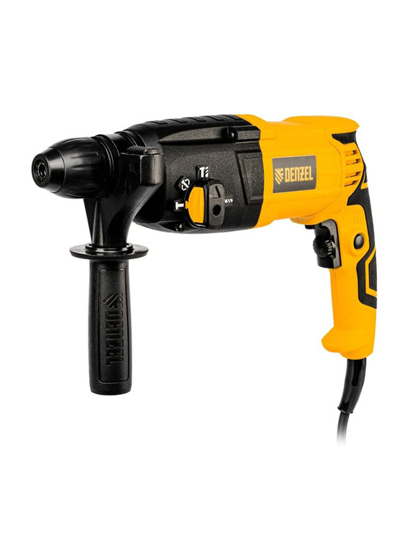 

Denzel Corded 3-Mode Electric Rotary Hammer, 2.5J, Yellow