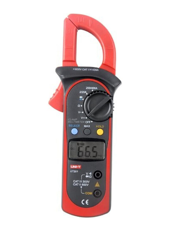 

Uni-T Digital Clamp Meters, Ut201, Black/Red