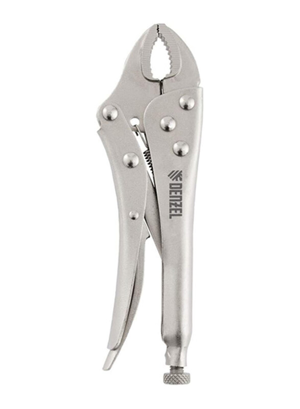 

Denzel Locking Steel Adjustable Pliers Reinforced Curved Jaw 8-1/2-inch, 7718422, Silver