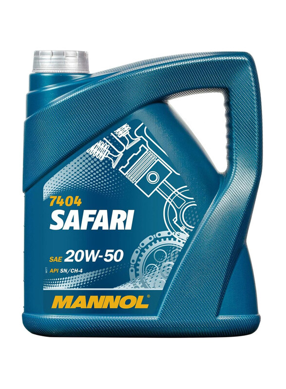

Mannol 7404 4 Liters Safari 20W-50 Universal Economy-Class Engine Oil, Multicolour