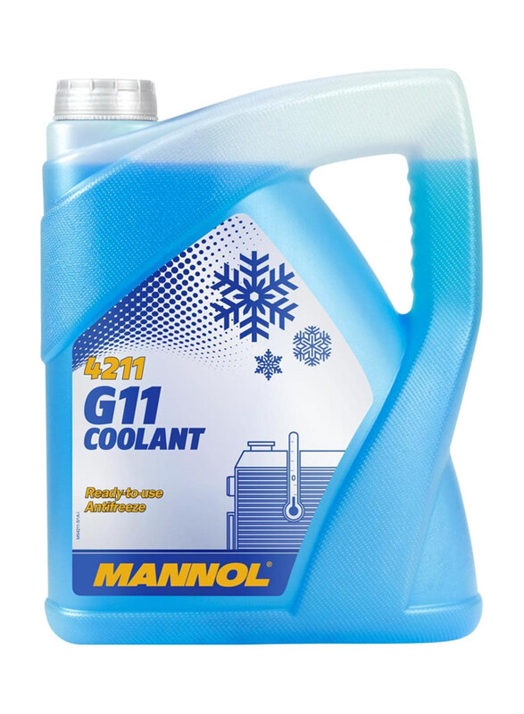 

Mannol 5 Liters 4211 G11 Ready Mixed Antifreeze Coolant, Blue