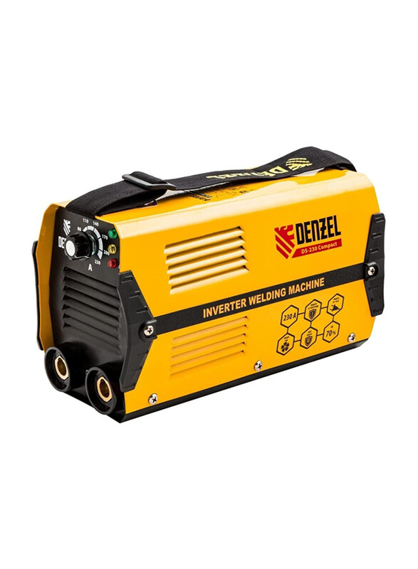 

Denzel Inverter ARC Welding Machine, Electrode Diameter 1.6-5 mm, DS-230, Yellow