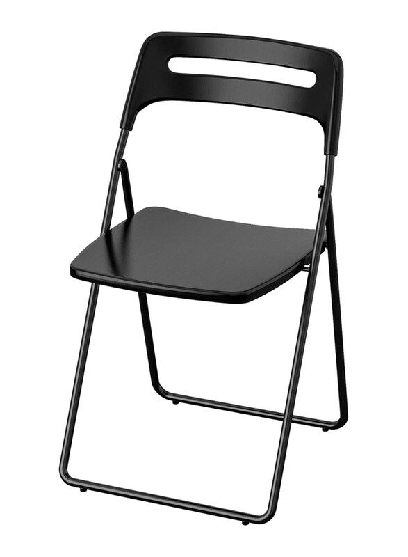 

Ikea Nisse Polypropylene Folding Chair, Black