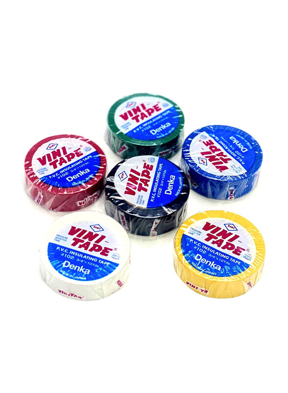 

Vini 6-Piece Vini Insulation Tape, Assorted Colour