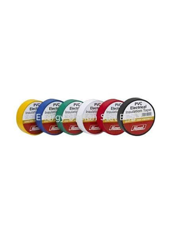 

Himel 10-Piece 10-Meter Insulation Electric Tape, Red