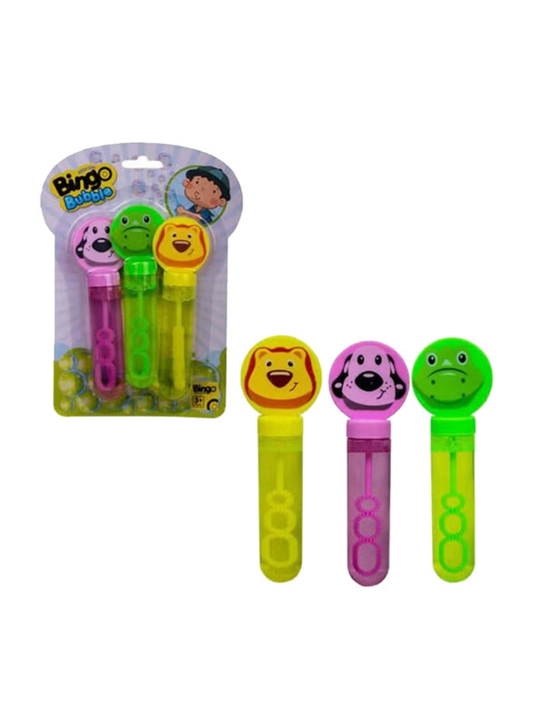 

Generic Animal Shaped Bubble Bottle Set, 3 Pieces, Ages 3+