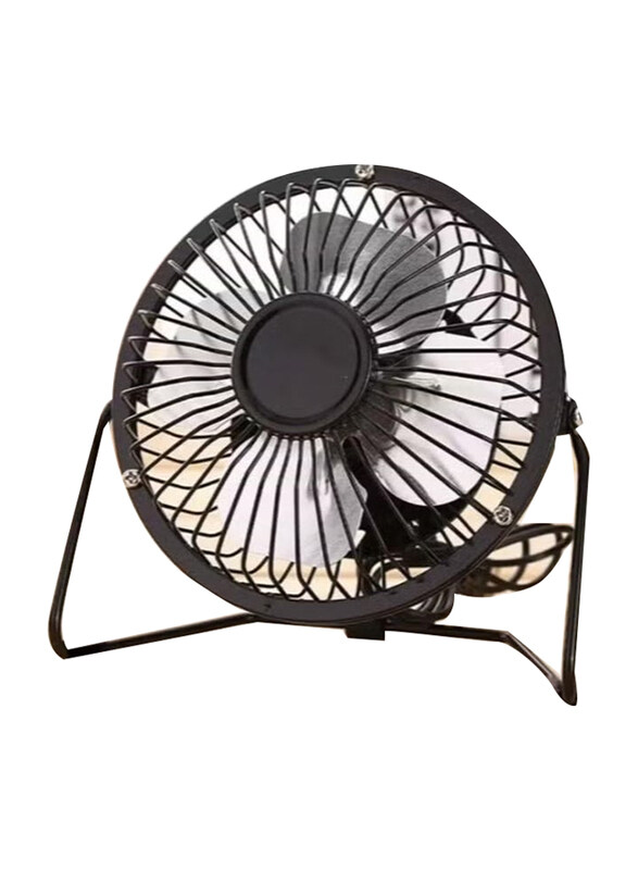 

Generic 6-Inch Portable Durable Low Noise Personal Table Desktop USB Fan, Black