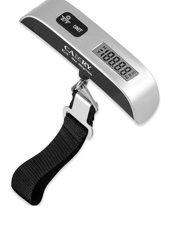 

Camry Digital Luggage Scale Up Tp 50 Kg, El10-31P, Silver