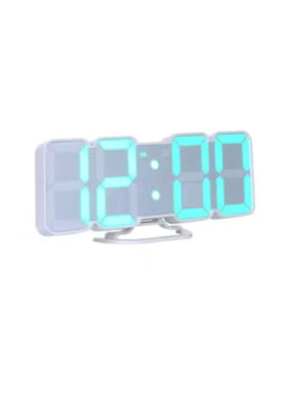 

Generic 3D Wireless Remote Digital LED Alarm Clock, Grey