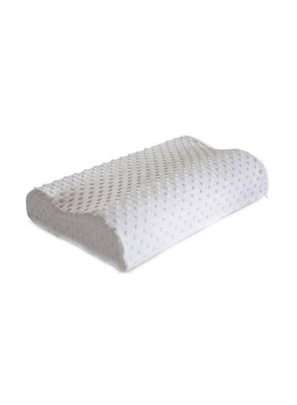 

Generic Cervical Orthopedic Memory Foam Pillow, One Size, White