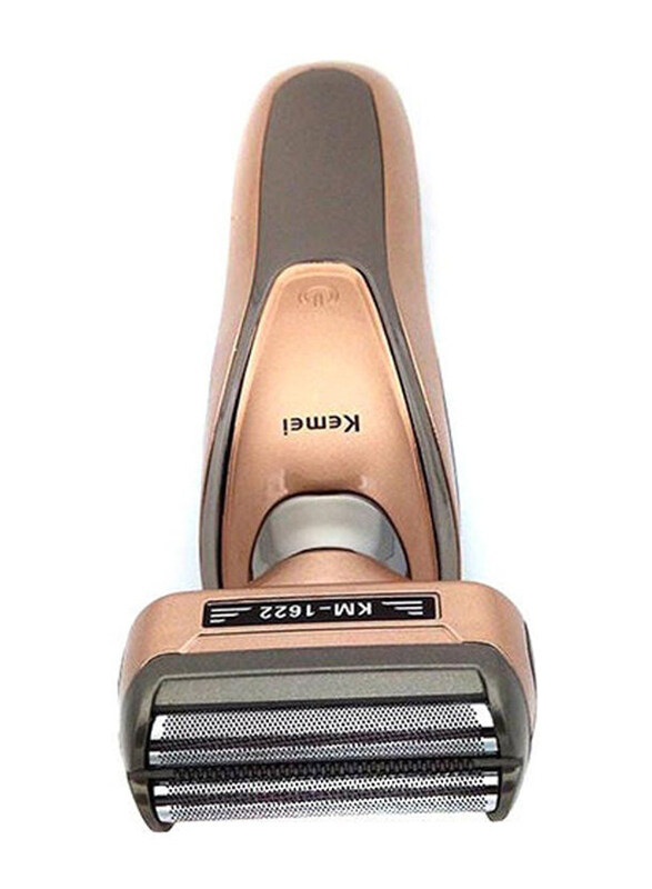 

Kemei 4x1 Rechargeable Multi Function Shaver, KM-1622, Gold/Grey