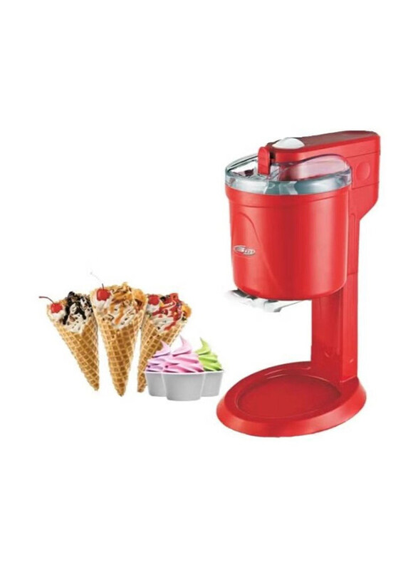 

Bm Ice Cream Maker Machine, Umaan-icecream-5, Red