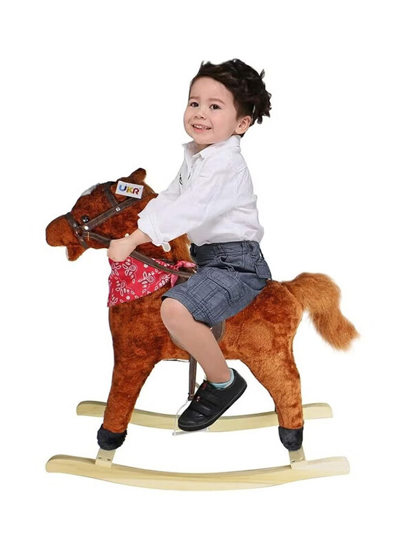 

Generic Soft Wooden Rocking Horse Ride On Toy