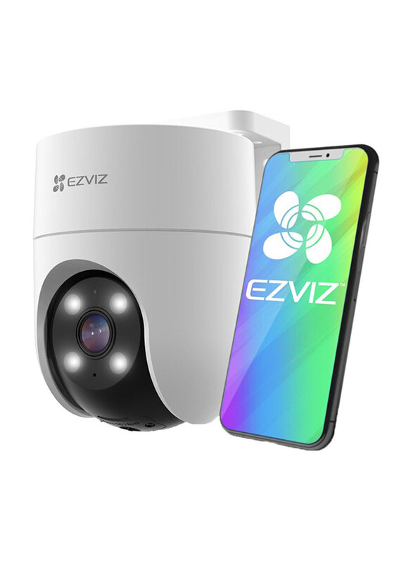 

Ezviz Full HD 1080P Color Night Vision WiFi 360 Pan & Tilt Camera, 2MP, White