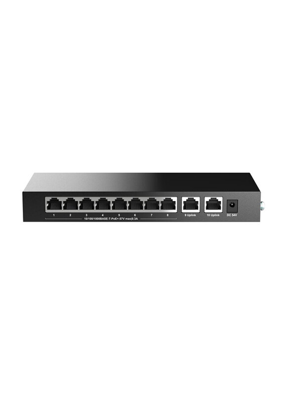 

H3C Magic BS210T-P 10 Ports Gigabit Ethernet Poe Switch, Black/White