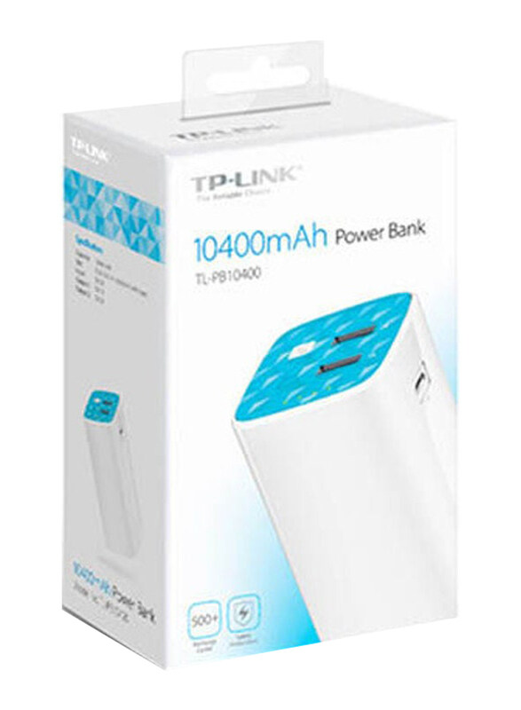 

TP Link 10400mAh Power Bank, White