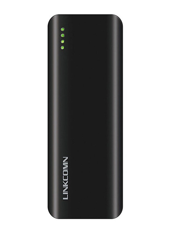 

Linkcomn 5400mAh Portable Power Bank, Black
