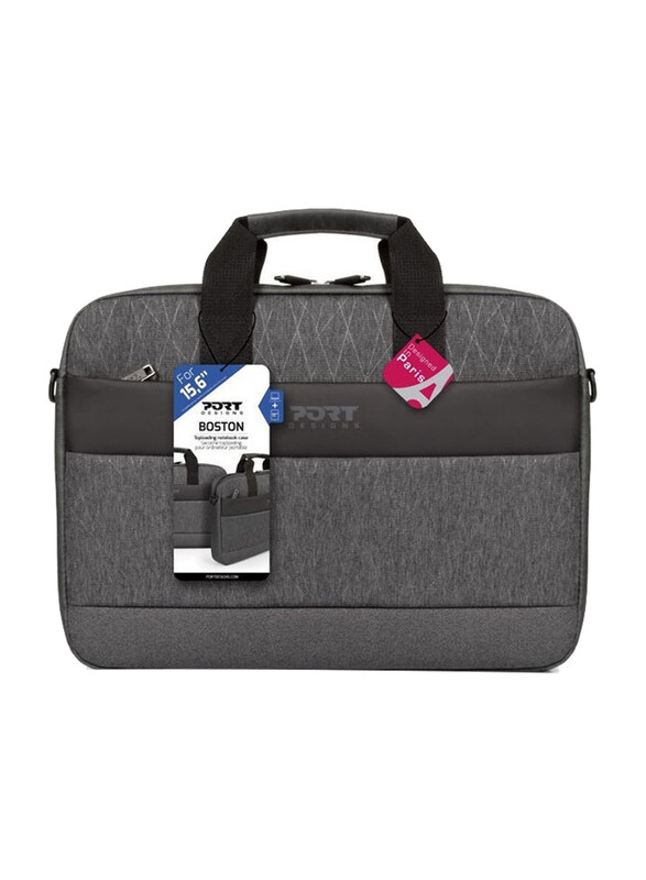

Port Designs Port Design 15.6-inch Boston Top loading Laptop Bag, Grey