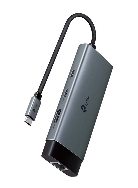 

Universal TP-Link USB-C 5Gbps to USB-A 5Gbps Gigabit Ethernet Hub PD100W and 4K 60Hz HDMI for MacOS/Windows/Linux/iPad OS/iOS/Android/ChromeOS/Nintendo, Grey