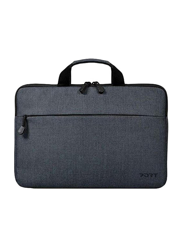 

Port Designs Belize 15.6-inch Top Loading Laptop Bag, Grey/Black